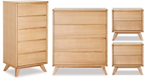 Retro 4-pce Bedroom Suite - Package Deal